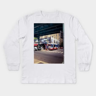 River Avenue The Bronx New York City Kids Long Sleeve T-Shirt